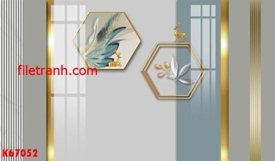 File in trần File gốc in tranh nền tường tổng hợp K67052 (bản gốc) hoa văn
