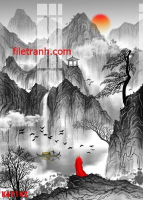 File gốc File gốc in tranh nền tường tổng hợp K67142 (vector) cho in ấn