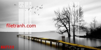 File in trần File gốc in tranh nền tường tổng hợp K67153 (bản gốc) phong cảnh