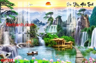 File PSD File gốc in tranh nền tường tổng hợp K67232 (gốc) cho designer