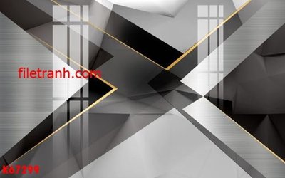 File gốc File gốc in tranh nền tường tổng hợp K67299 (in lụa) hoa văn cổ điển