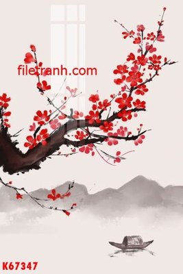 Ảnh gốc file in lụa File gốc in tranh nền tường tổng hợp K67347 chi tiết