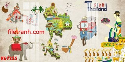 Mua file gốc File gốc in tranh nền tường tổng hợp K67355 (in ấn) tại Filetranh.com