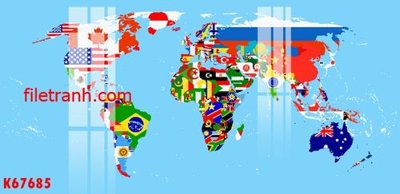 File in trần File gốc in tranh nền tường tổng hợp K67685 (file gốc) xuyên sáng