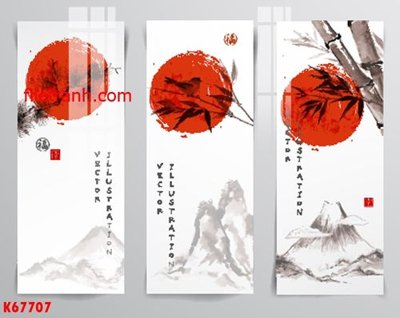 Tải file gốc File gốc in tranh nền tường tổng hợp K67707 dùng cho in ấn
