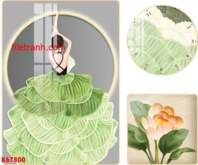 File ảnh gốc File gốc in tranh nền tường tổng hợp K67800 không vỡ nét