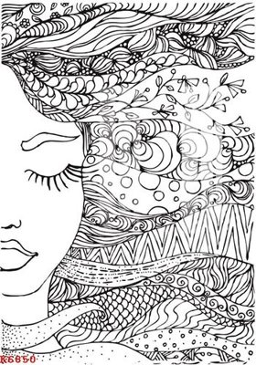 File in trần File gốc in tranh tổng hợp K6850 (file gốc) hoa văn 3D