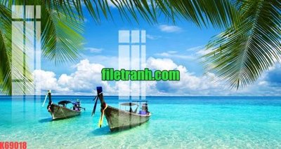 File tranh File gốc in tranh nền tường tổng hợp K69018 (bản gốc) in lụa 3D