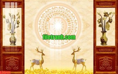 Tải file File gốc in tranh nền tường tổng hợp K69411 (gốc) chủ đề tôn giáo