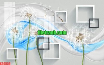 File in trần File gốc in tranh nền tường tổng hợp K69556 (file gốc) xuyên sáng