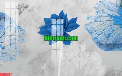 File in trần File gốc in tranh nền tường tổng hợp K69597 (bản gốc) phong cảnh