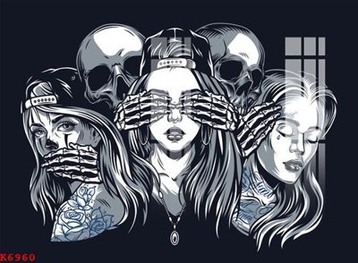 File gốc File gốc in tranh tổng hợp K6960 (cho in 3D) độc đáo