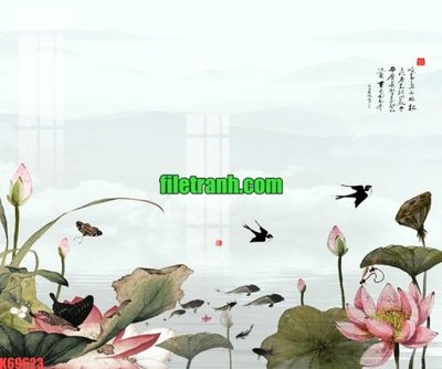 File tranh trang trí File gốc in tranh nền tường tổng hợp K69623 (tải file gốc)