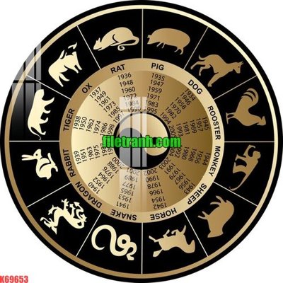 File gốc in mica File gốc in tranh nền tường tổng hợp K69653 chất lượng