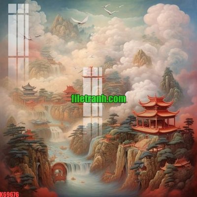 Tải file gốc File gốc in tranh nền tường tổng hợp K69676 (bản PSD) còn layer