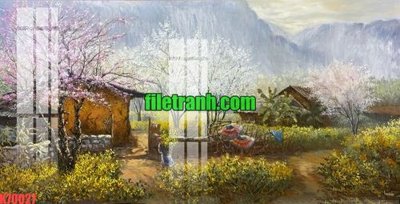 File gốc File gốc in tranh nền tường tổng hợp K70027 (phong cách) tối giản