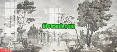 File tranh File gốc in tranh nền tường tổng hợp K70146 (gốc) in backlit film