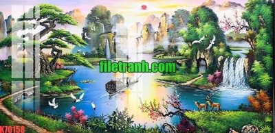 File gốc File gốc in tranh nền tường tổng hợp K70158 (ảnh chi tiết) để in ấn