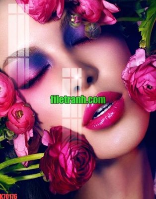 Hình ảnh file gốc in trần nhà File gốc in tranh nền tường tổng hợp K70176