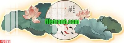 File gốc in mica File gốc in tranh nền tường tổng hợp K70211 chất lượng