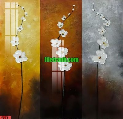 Ảnh gốc file in lụa File gốc in tranh nền tường tổng hợp K70218 chi tiết