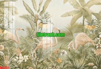 Tải file File gốc in tranh nền tường tổng hợp K70231 (gốc) làm file in ấn