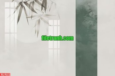 Download file gốc File gốc in tranh nền tường tổng hợp K70291 (in lụa) nghệ thuật