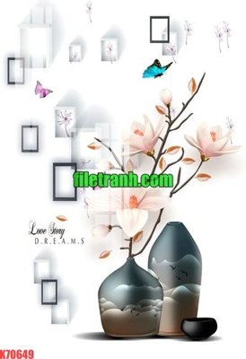File gốc File gốc in tranh nền tường tổng hợp K70649 (dành cho trang trí nội thất)