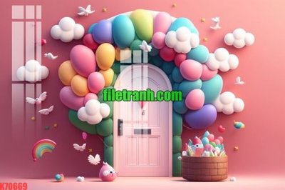 File tranh in tráng gương File gốc in tranh nền tường tổng hợp K70669 (siêu nét)