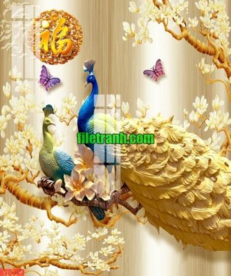 File tranh File gốc in tranh nền tường tổng hợp K70743 (bản gốc) treo tường