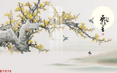 File gốc File gốc in tranh tổng hợp K7076 (ảnh chi tiết) để in trần