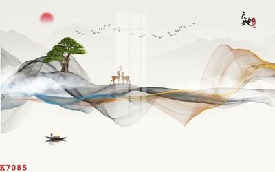 File gốc File gốc in tranh tổng hợp K7085 (in lụa) cao cấp