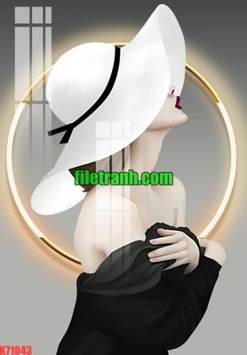 File in mica File gốc in tranh nền tường tổng hợp K71043 (bản gốc) làm vách ngăn