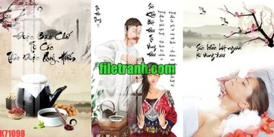 File gốc in ấn File gốc in tranh nền tường tổng hợp K71098 chất lượng vượt trội