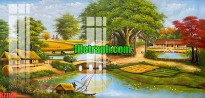 File gốc File gốc in tranh nền tường tổng hợp K71101 (in lụa) cao cấp