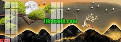 Tải file File gốc in tranh nền tường tổng hợp K71219 (gốc) làm file thiết kế