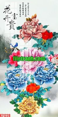 File gốc File gốc in tranh nền tường tổng hợp K71228 (in lụa) cao cấp