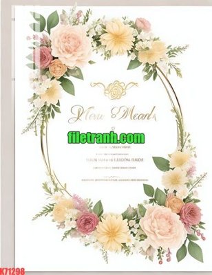 File gốc File gốc in tranh nền tường tổng hợp K71298 (vector) cho in ấn