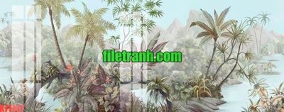 Tải file gốc File gốc in tranh nền tường tổng hợp K71407 (để in lụa)