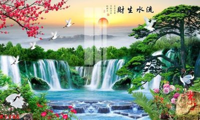 File gốc File gốc in tranh tổng hợp K7146 (in lụa) cao cấp