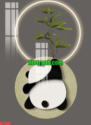 File gốc File gốc in tranh nền tường tổng hợp K71467 (in 3D) cho trang trí