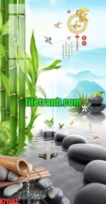 File in mica File gốc in tranh nền tường tổng hợp K71562 (ảnh gốc) đẹp