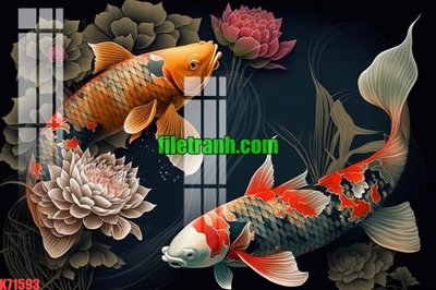 Download file gốc File gốc in tranh nền tường tổng hợp K71593 (dùng cho in ấn)