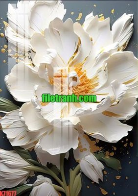 File gốc File gốc in tranh nền tường tổng hợp K71677 (in lụa) họa tiết 3D