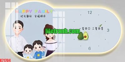 File gốc File gốc in tranh nền tường tổng hợp K71704 (in lụa) trang trí tường