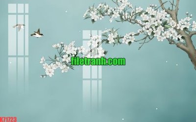 File tranh File gốc in tranh nền tường tổng hợp K71723 (ảnh gốc) in trần nhà