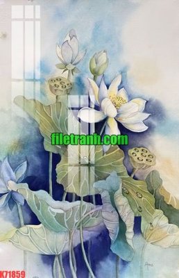 File gốc File gốc in tranh nền tường tổng hợp K71859 (bản quyền) cho in ấn