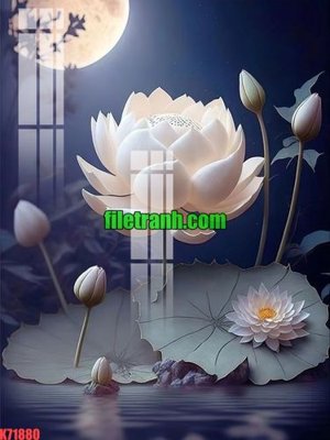 Tải file PSD File gốc in tranh nền tường tổng hợp K71880 (nguyên layer) để in