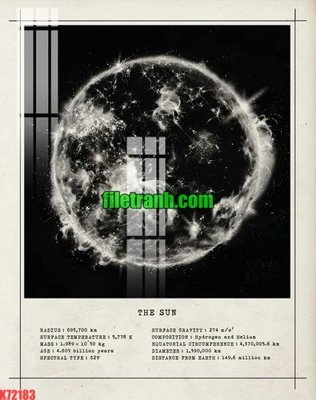 File tranh gốc File gốc in tranh nền tường tổng hợp K72183 (bản đẹp) độc quyền