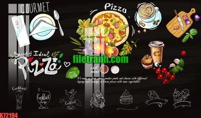 File tranh gốc File gốc in tranh nền tường tổng hợp K72194 (bản quyền) độc đáo